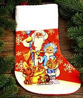Носок для подарков Дед Мороз и Снегурочка 1773-1