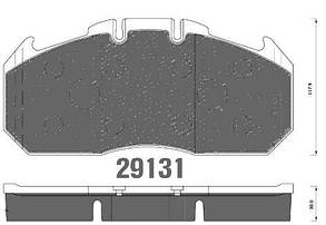 Гальмівні колодки 29131 WREST