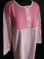 Жіночі байкові нічні сорочки з довгим рукавом.