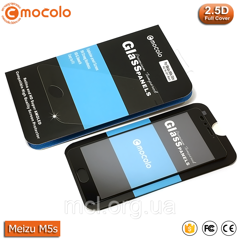 Захисне скло Mocolo Meizu M5s Full cover (Black)