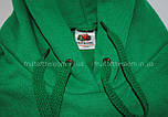 Толстовка жіноча зелена худі з капюшоном Classic hooded sweat Fruit Of The Loom,2XL, фото 2