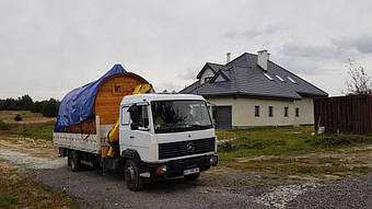 Отзыв и благодарность из Львова о деревянной бане-бочке. 1