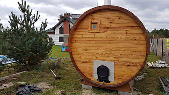 Отзыв и благодарность из Львова о деревянной бане-бочке. 10