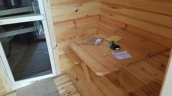 Отзыв и благодарность из Львова о деревянной бане-бочке. 14