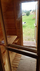 Отзыв и благодарность из Львова о деревянной бане-бочке. 18