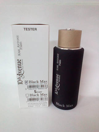 Туалетна вода TESTER 10Avenue Black Max M100, фото 1