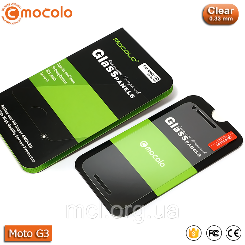 Захисне скло Mocolo Moto G3