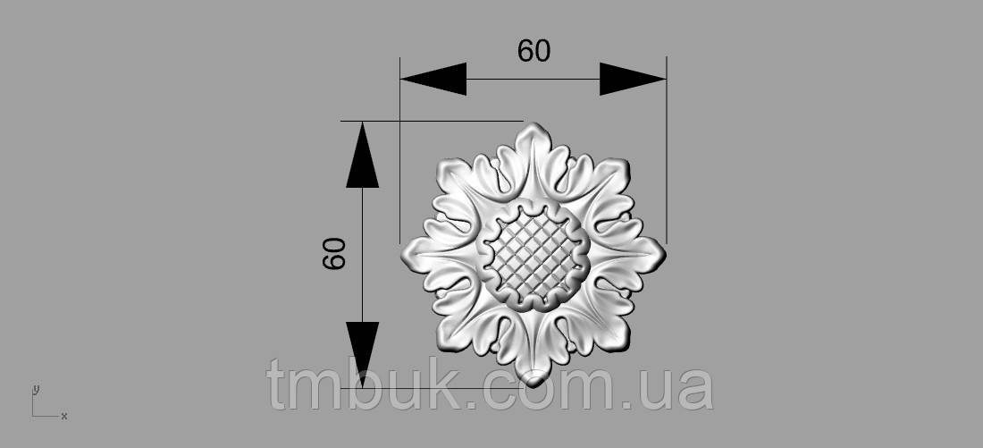 Розетка 1 - 60х60 - різна - фото 3 - id-p29379426