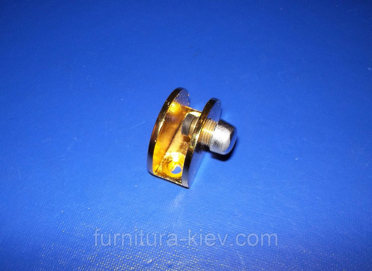 Тримач для скляної полиці золото, фото 1