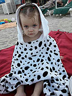 Дитячий махровий рушник Долматинець 101 Dalmatians Hooded Towel for Kids — Personalizable