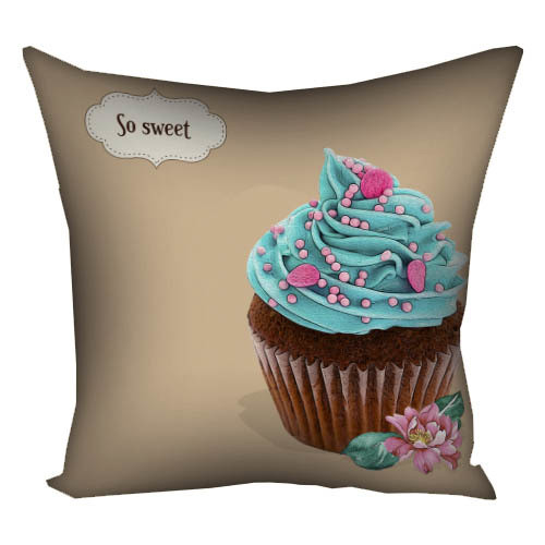 Подушка габардинова з принтом So sweet 40x40 (4P_SWE003)