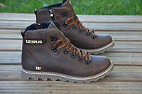 Черевики чоловічі шкіряні CAT Caterpillar Rider Nubuck Brown
