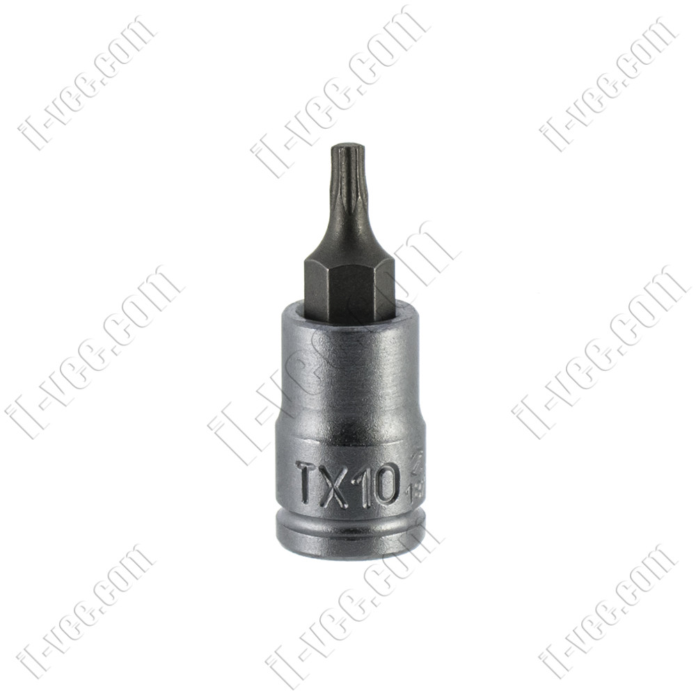 Головка торцева зі вставкою TORX, TX10 187/2TX-1/4" UNIOR