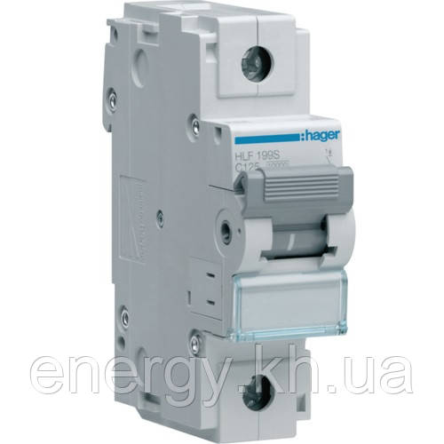 Автоматичний вимикач Hager HLF199S. Ін=125А, 10кА, хар-ка З, фото 1