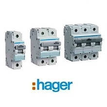 Автоматичні вимикачі Hager HLF 80-125А хар-ка C