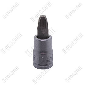 Головка торцева зі вставкою хрестовою PH3 187/2PH-1/4" UNIOR