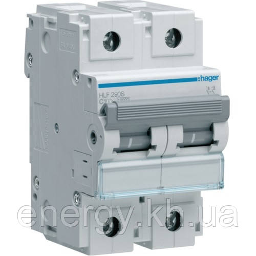 Автоматичний вимикач Hager HLF290S. Ін=100A, 10кА, хар-ка З, фото 1
