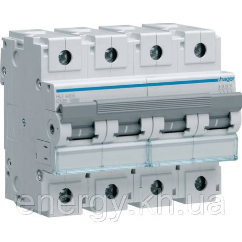 HLF490S Hager - Автоматичний вимикач 4п 100A 10kA C, фото 1