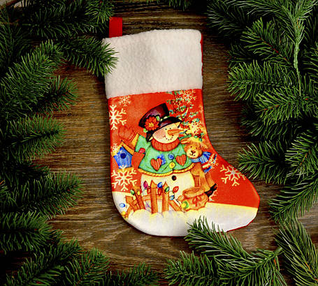 Новорічний мішок для подарунків 1778, фото 2