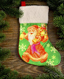 Різдвяний мішок для подарунків середній 1777-1