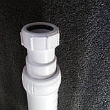 Сифон Hepvo BV1WH-Compression 1-1/4-32mm, сухий гідрозакрив із функцією зворотного клапана, фото 4