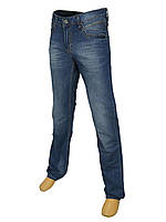 Стильні чоловічі джинси X-Foot 1489 в синьому кольорі