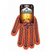 Рукавички Doloni № 564 помаранчеві із зіркою