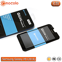 Захисне скло Mocolo Samsung Galaxy A9 (2016) Full cover (Black)