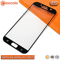 Захисне скло Mocolo Samsung Galaxy A7 (2017) Full cover (Black)