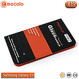 Захисне скло Mocolo Samsung Galaxy C7 C7000 Full cover (Black), фото 6