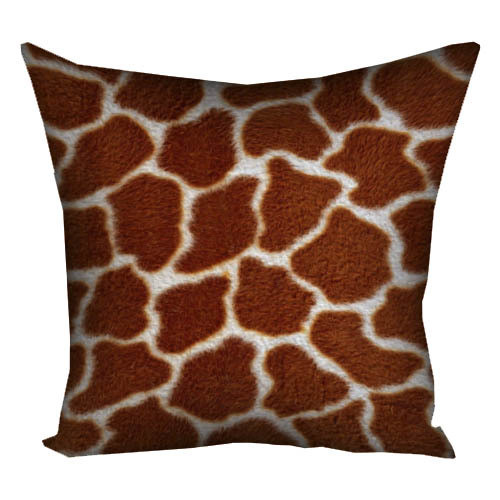 Подушка з принтом габардинова Забарвлення жирафу 50x50 (5P_ANI002), фото 1