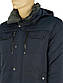 Зимова чоловіча куртка пряма в темно-синьому кольорі Santoryo WK 8195 С-Lacivert, фото 2