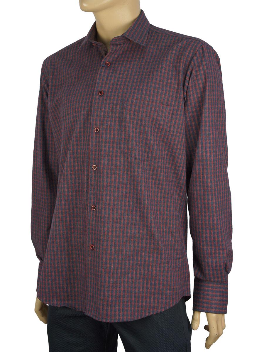 Чоловіча сорочка Negredo 3000-S#144 в клітинку, фото 1