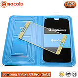 Захисне скло Mocolo Samsung Galaxy C9 Pro Full cover (Gold), фото 4
