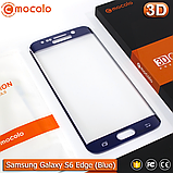 Захисне скло Mocolo Samsung Galaxy S6 Edge 3D (Electroplating Blue), фото 5