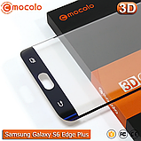 Захисне скло Mocolo Samsung Galaxy S6 Edge+ 3D (Electroplating Blue), фото 3