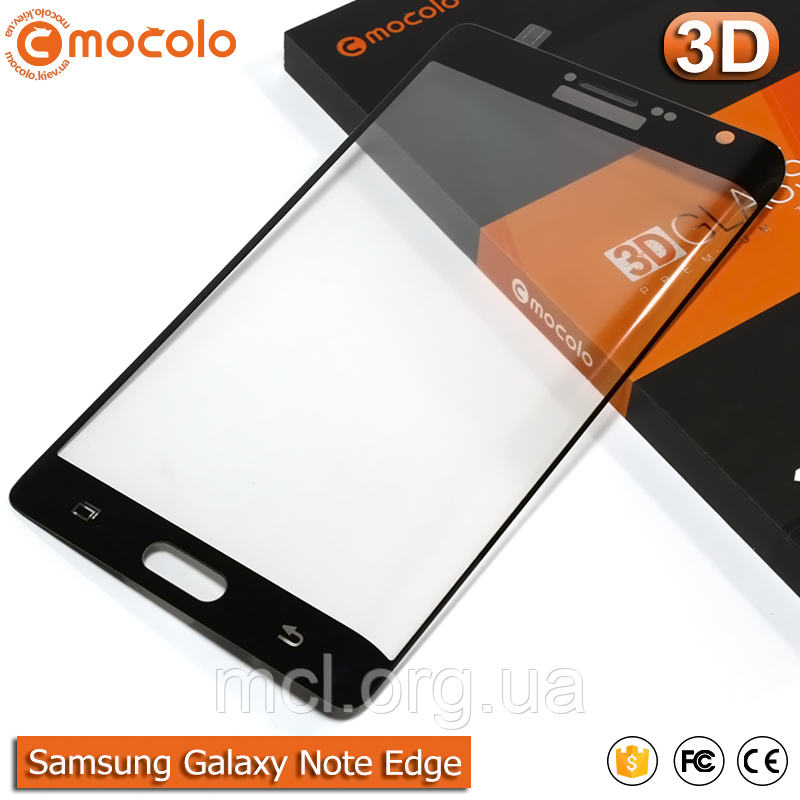 Захисне скло Mocolo Samsung Galaxy Note Edge 3D (Black)