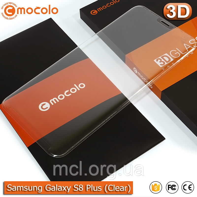 Захисне скло Mocolo Samsung Galaxy S8 3D Plus (Clear)