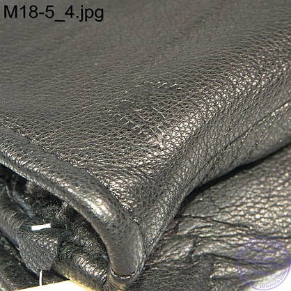 Чоловічі шкіряні зимові рукавички з оленячої шкіри - M18-5, фото 4
