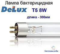 Люминесцентная лампа бактерицидная безозоновая Delux Т5 8W 30см