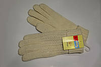 Зимние перчатки женские со стильной вязкой, женские шерстяные, вязаные перчатки