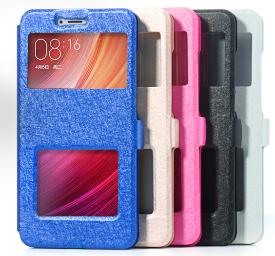 Чехол-книжка с окошком Xiaomi Redmi 4X