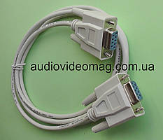 Прямий кабель RS-232 D-sub (DB9) мама-мама, довжина 1,3 метра