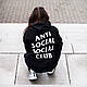Толстовка A. S. S. C. Худі Anti Social Social Club | Чорна + бірки XS, фото 3
