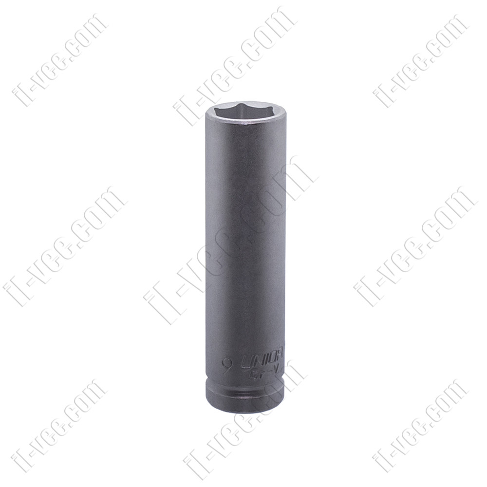 Шестигранна Головка торцева подовжена 9 мм 188/2L 6р-1/4" UNIOR