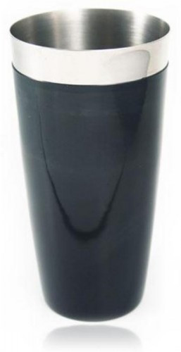 Барныйсмесительный склянку, колір: чорний з вініловим покриттям 750 мл