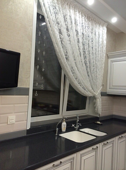 Тюль у кухню