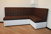 Кухонный угловой диван со спальным местом и ящиком