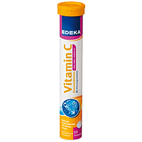 Шипучі вітаміни Edeka Vitamin C + Zink, Selen, Vitamin D3 Німеччина (17 шт)