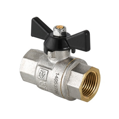Кран шаровой Valtec PERFECT, рукоятка бабочка вн.-вн.